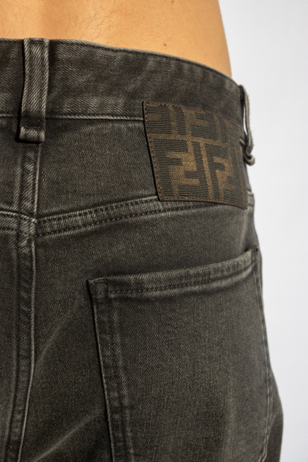 新作☆【FENDI】ストレートレッグジーンズ Fendi Light Wash Straight-Leg Denim Jeans in Blue | THE LIST